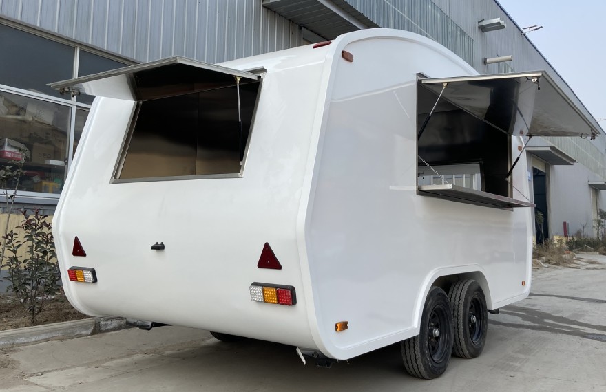 vintage small bubble tea trailer for sale